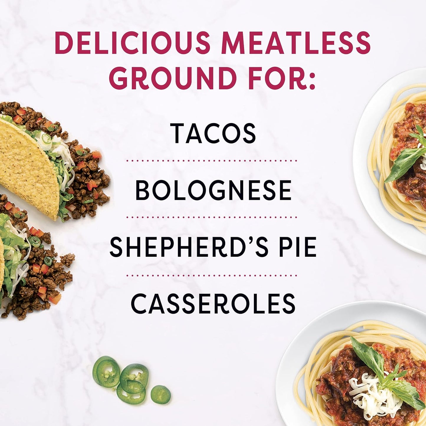 Gluten-Free Plant-Based Ground Be'F Crumbles, Vegan, Frozen, 13.7 Oz.