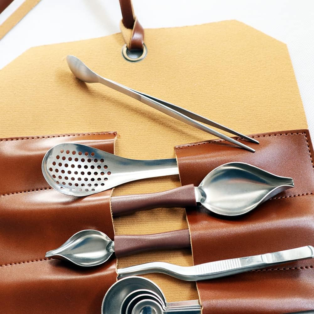 Professional Chef Plating Kit, 12 Piece Culinary Plating Set, Stainless Steel (12 Piece)