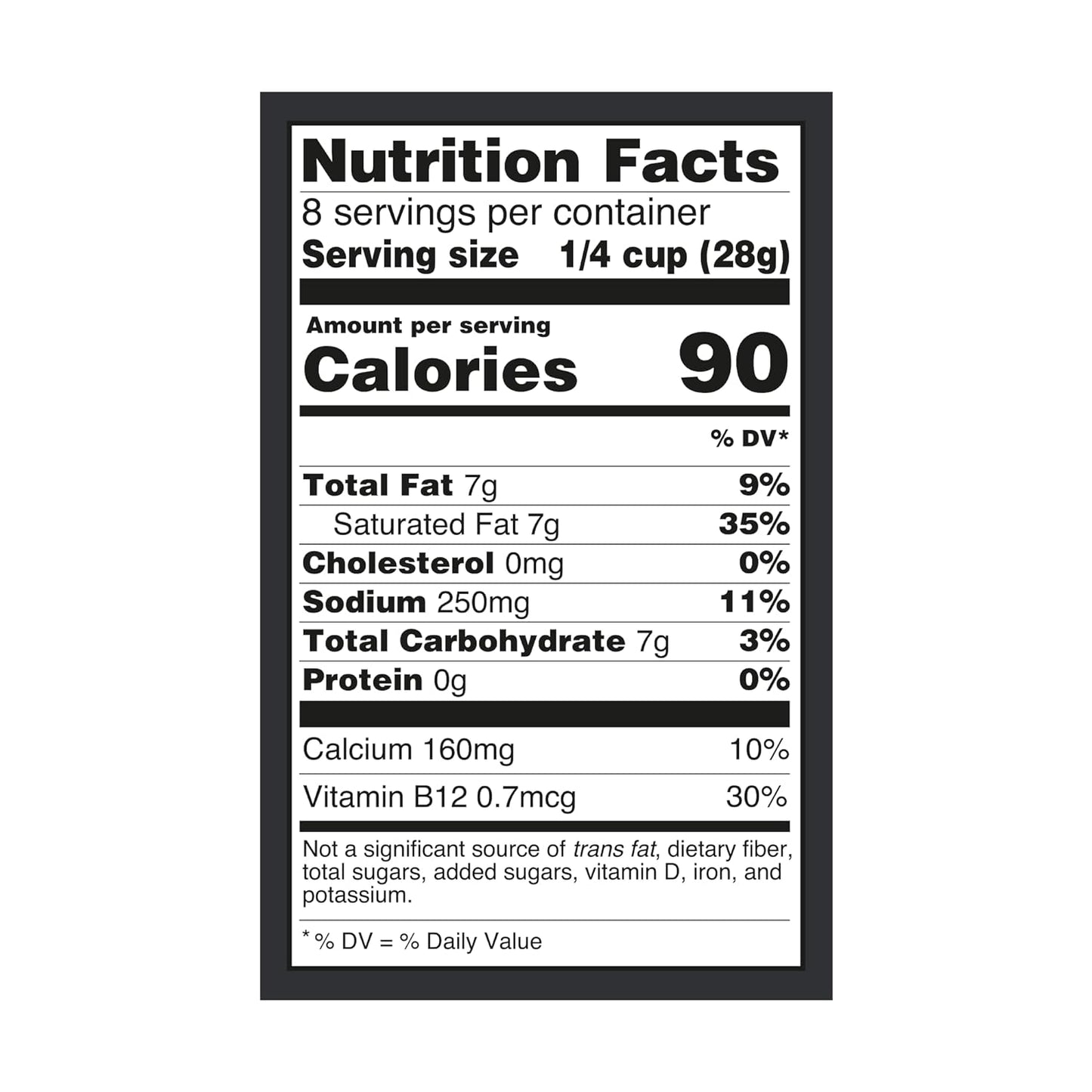 Just like Mozzarella Shreds, 8 OZ
