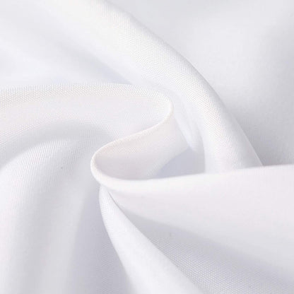 120 Inch round Tablecloth Washable Polyester Table Cloth Decorative Table Cover for Wedding Party Dining Banquet (120 Inch,White)