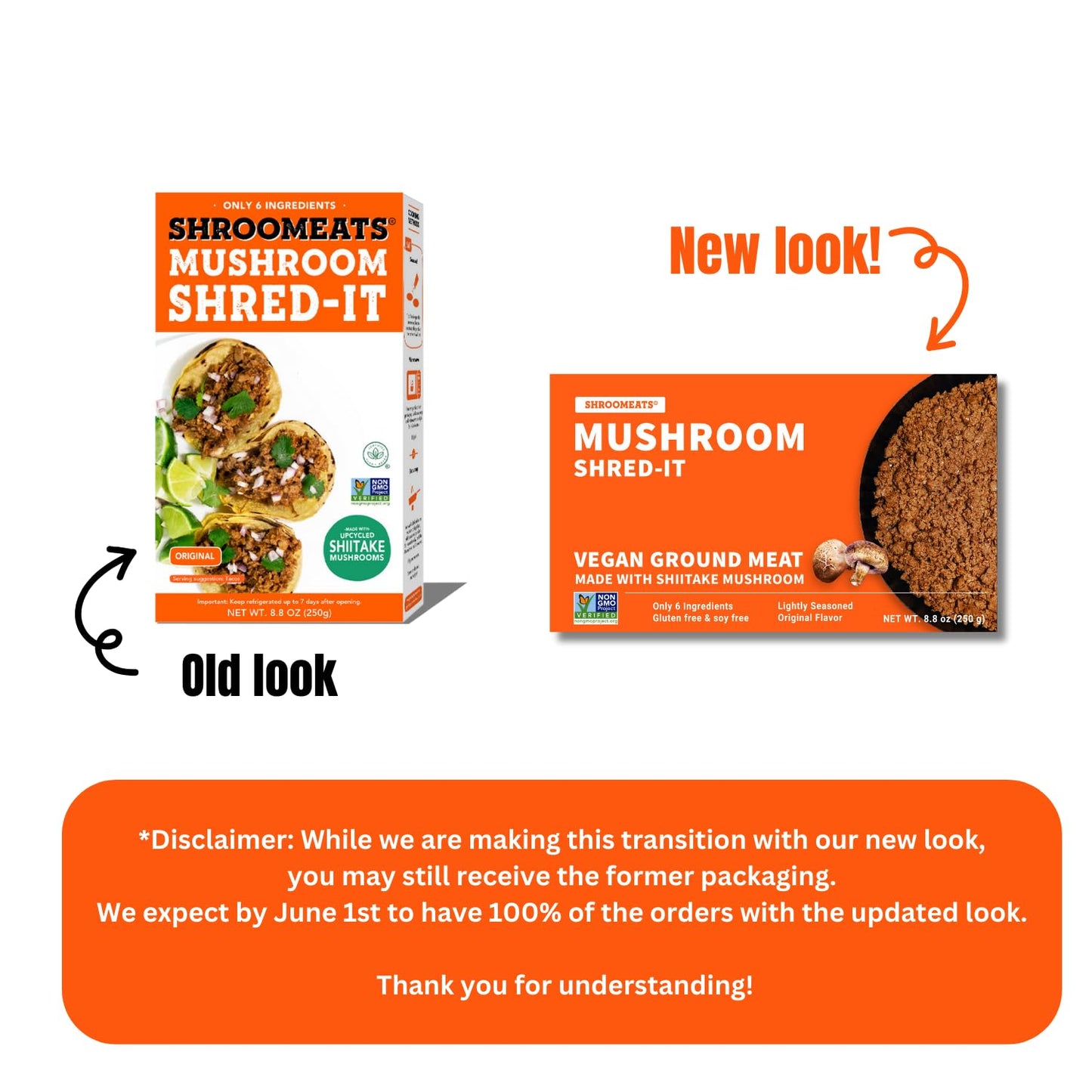 Vegan  Mushroom Shred-It, Meat Substitue from Mushrooms