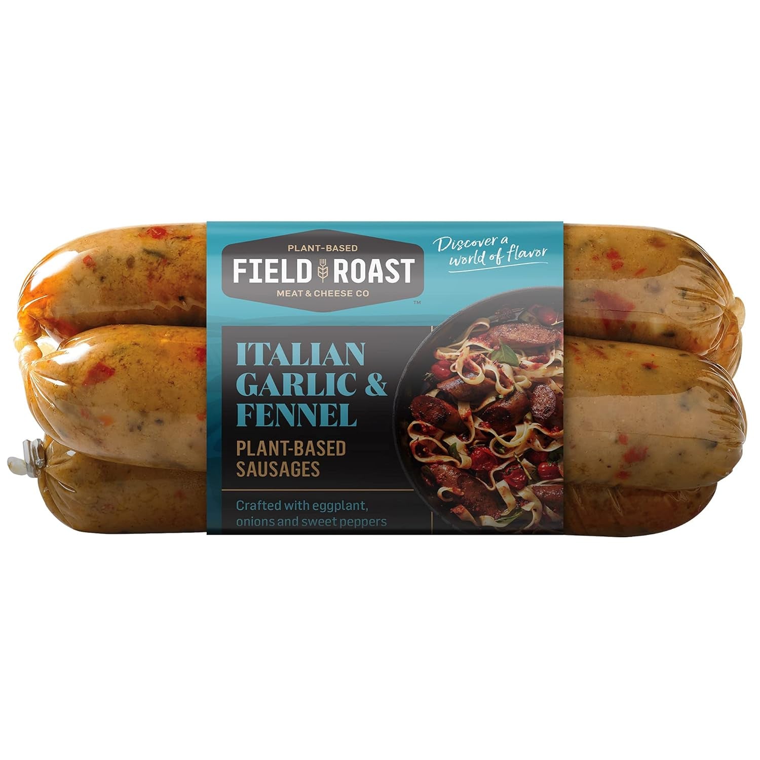 Vegetarian Grain Meat Sausages, Italian, Frozen, 12.95 Oz