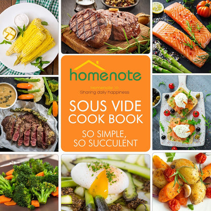 Container 12 Quart with Lid & Rack and Sleeve - BPA Free Complete Sous Vide Accessories Kit with Cookbook for Anova and Most Sous Vide Cookers