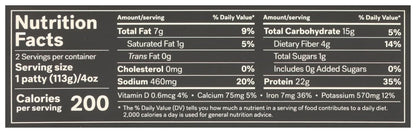 Abbot’S Plant-Based Veggie Burger, 8 Oz