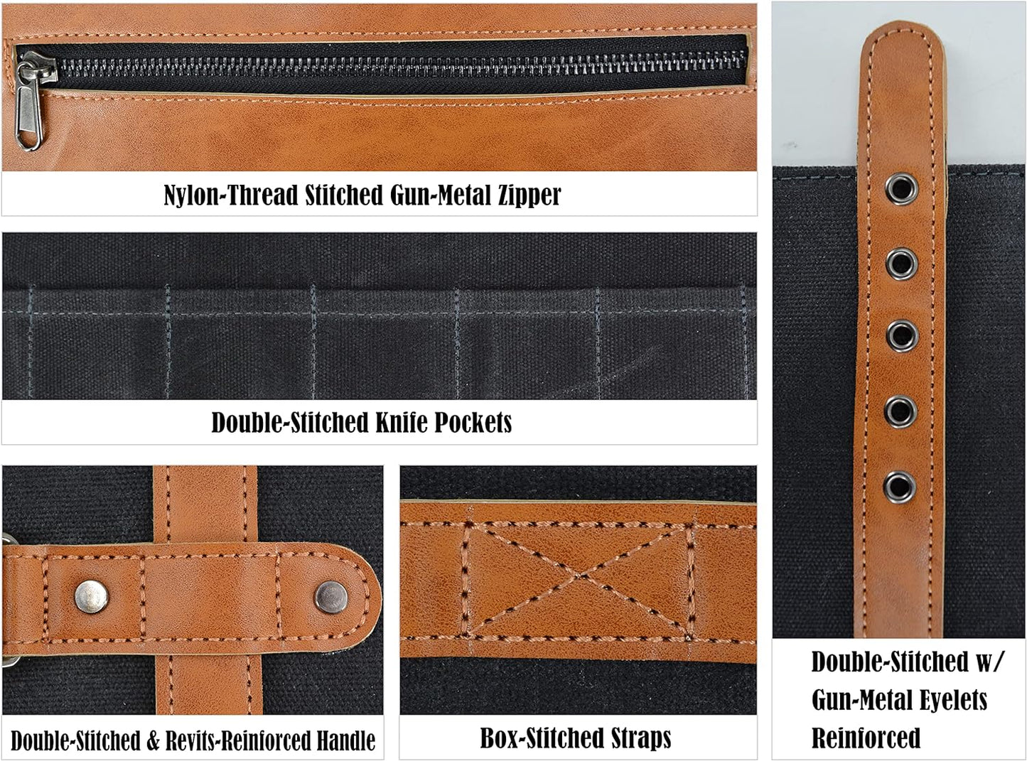 14-Pockets Knife Roll, Leather Knife Roll, Knife Roll Canvas, Knife Bag Holders, Knife Roll Bag, Chef Bag, Chef Knife Bag, Chef Knife Roll, Chef Knife Bag, Pocket Knife Roll