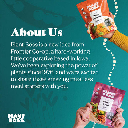 All-Purpose Plant Crumbles | Organic Meatless Crumbles | 15G Protein per Serving | Soy-Free | 3.35 Oz Bag | Pack of 6