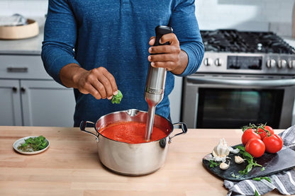 Immersion Blender, Stainless Steel, 18 Inches