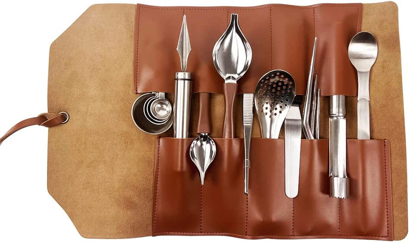 Professional Chef Plating Kit, 12 Piece Culinary Plating Set, Stainless Steel (12 Piece)