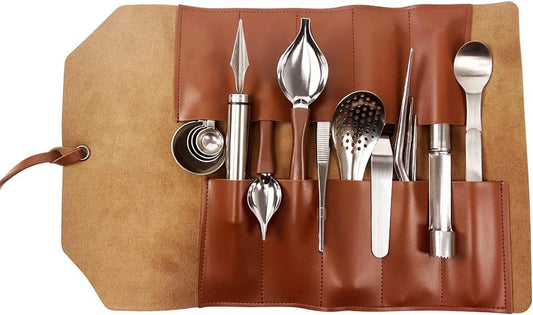Professional Chef Plating Kit, 12 Piece Culinary Plating Set, Stainless Steel (12 Piece)