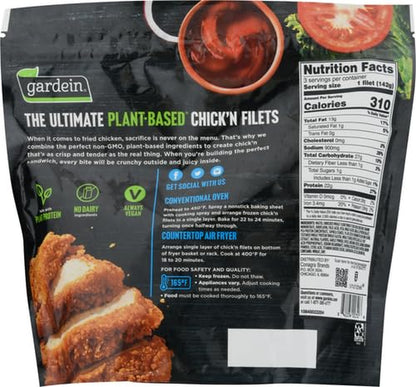 Ultimate Plant-Based Chick'N Filets, Vegan, Frozen, 15 Oz.