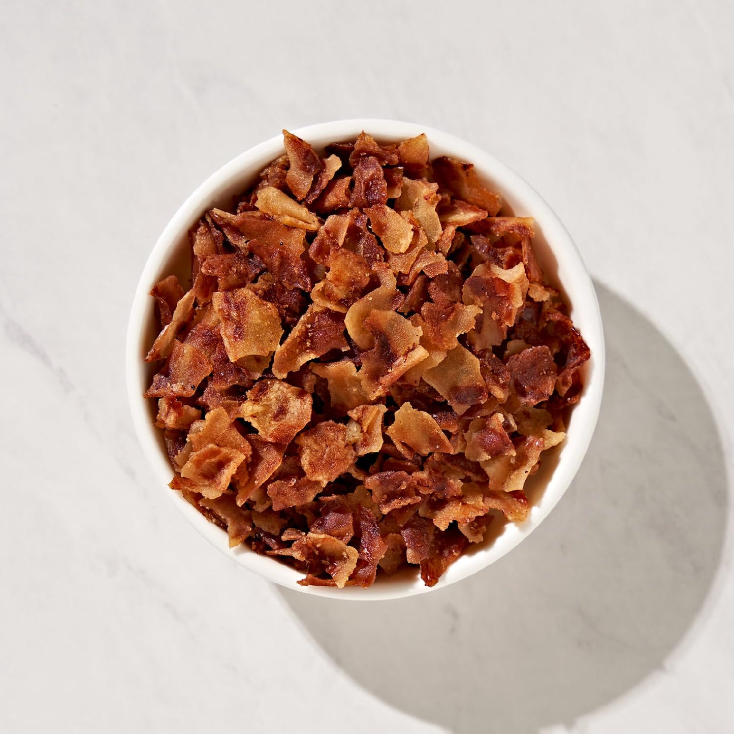 Vegan Bacon-Less Bits - 3.5 Oz Plant-Based Topping for Salads, Potatoes, Soups, and More | Soy-Free, Kosher, and Smoky Flavor | Resealable Pouch