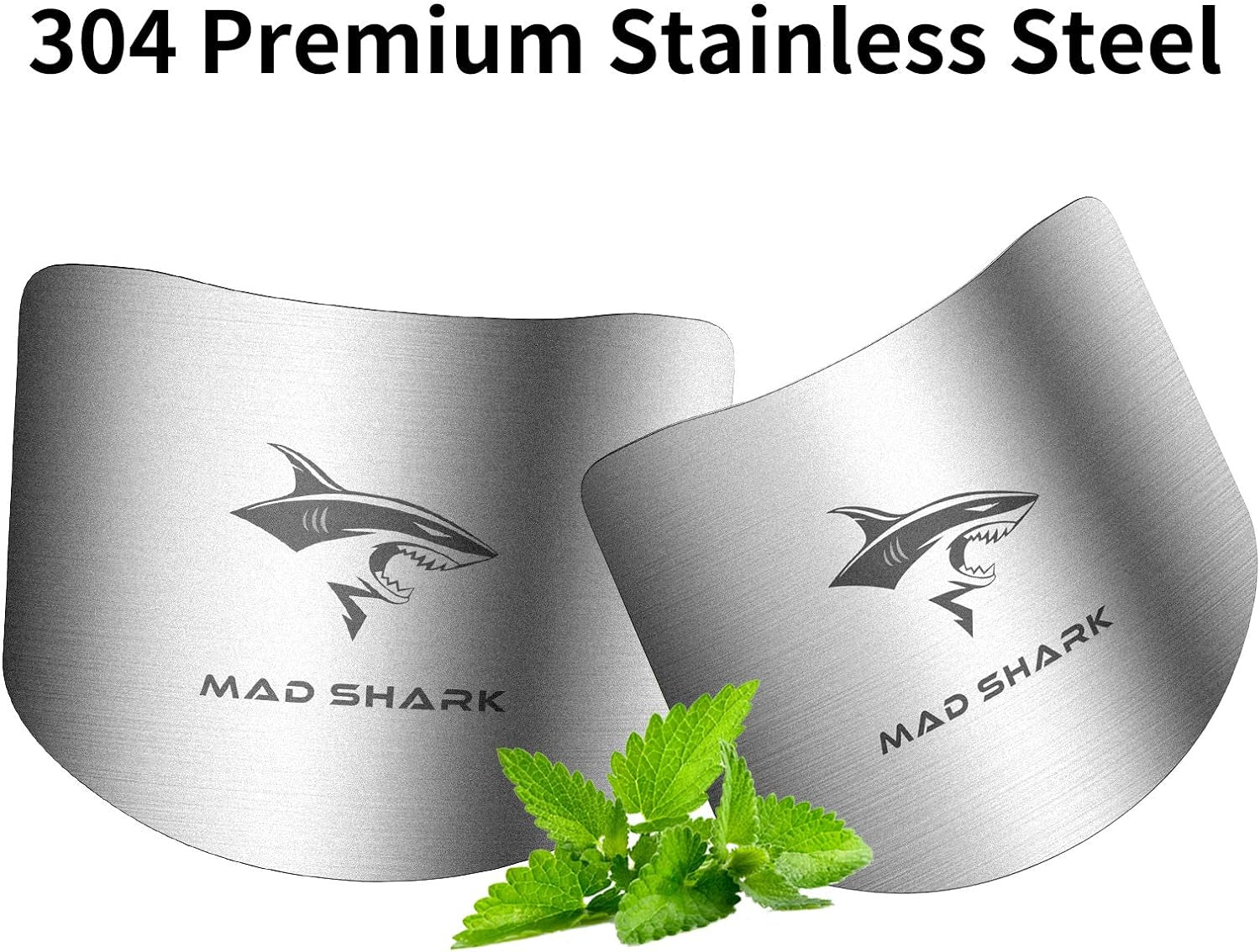 Chef Finger Guards for Cutting with Gift Box, 2Pcs Premium 304 Stainless Steel Finger Protectors for Cutting, Slicing and Chopping Vegetables, Fruits and Meat, Avoid Hurting Kitchen Tools